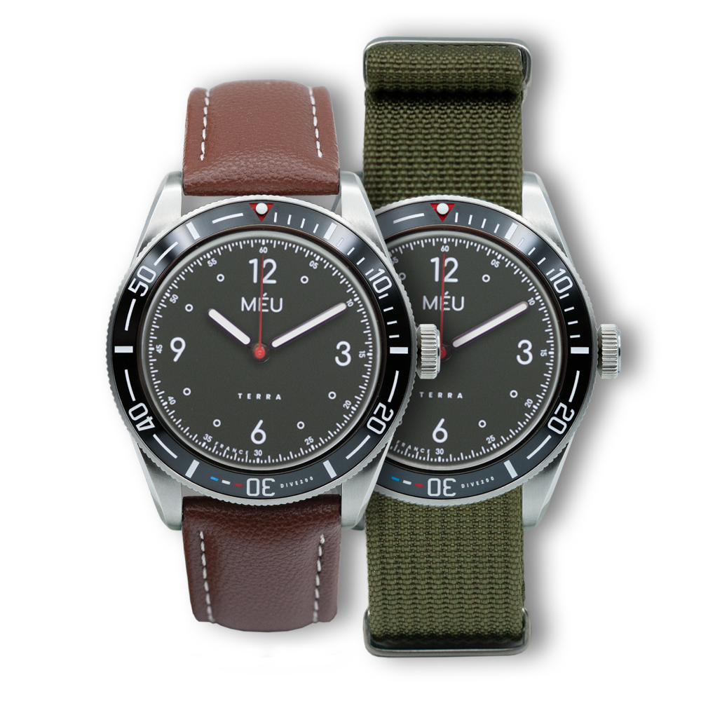 TERRA DIVE 200 - Hyperion Green (Brown Apple Vegan Leather & Nylon)