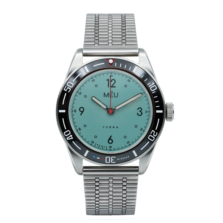 TERRA DIVE 200 - Lagoon Blue (Stainless Steel & Nylon)