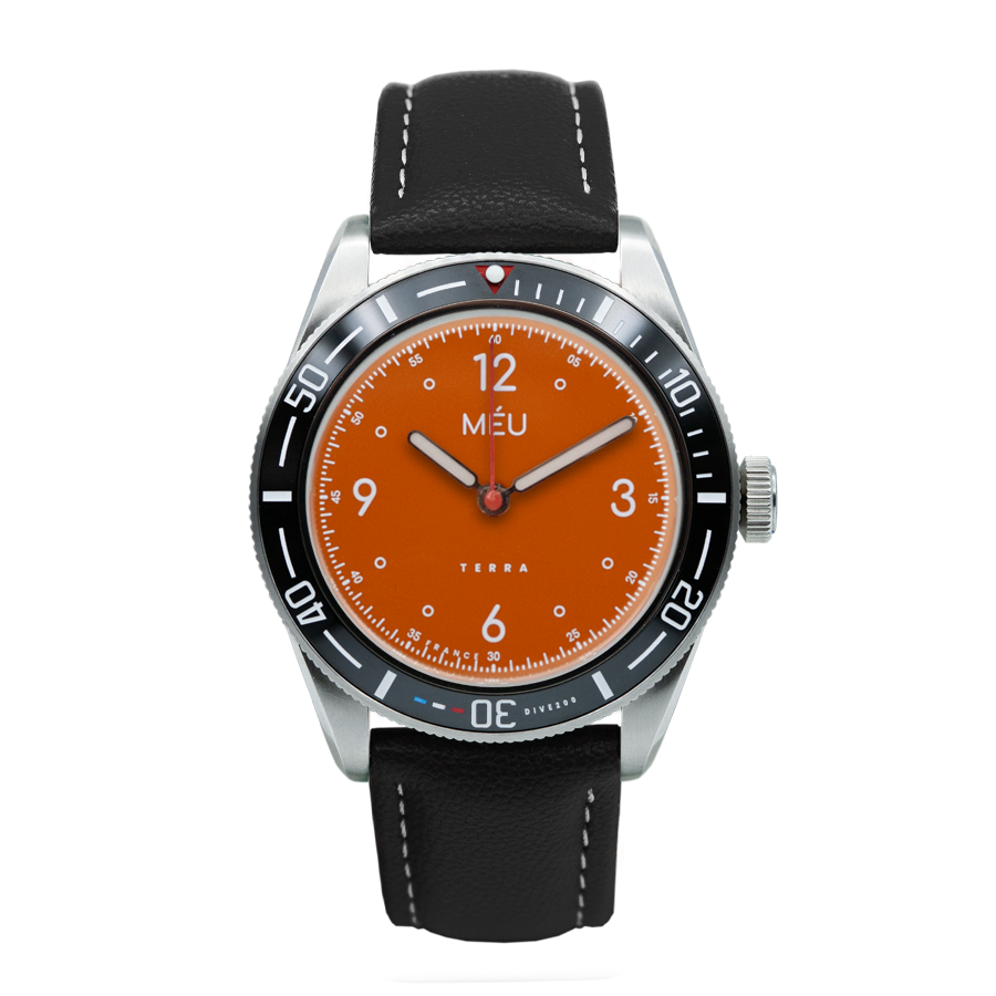 TERRA DIVE 200 - Solar Orange (Black Apple Vegan Leather & Nylon)