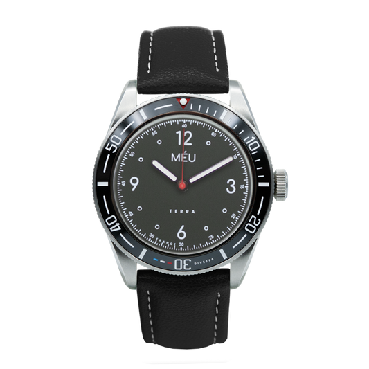 TERRA DIVE 200 - Vert Hyperion (Cuir végan de pomme noir & Nylon)