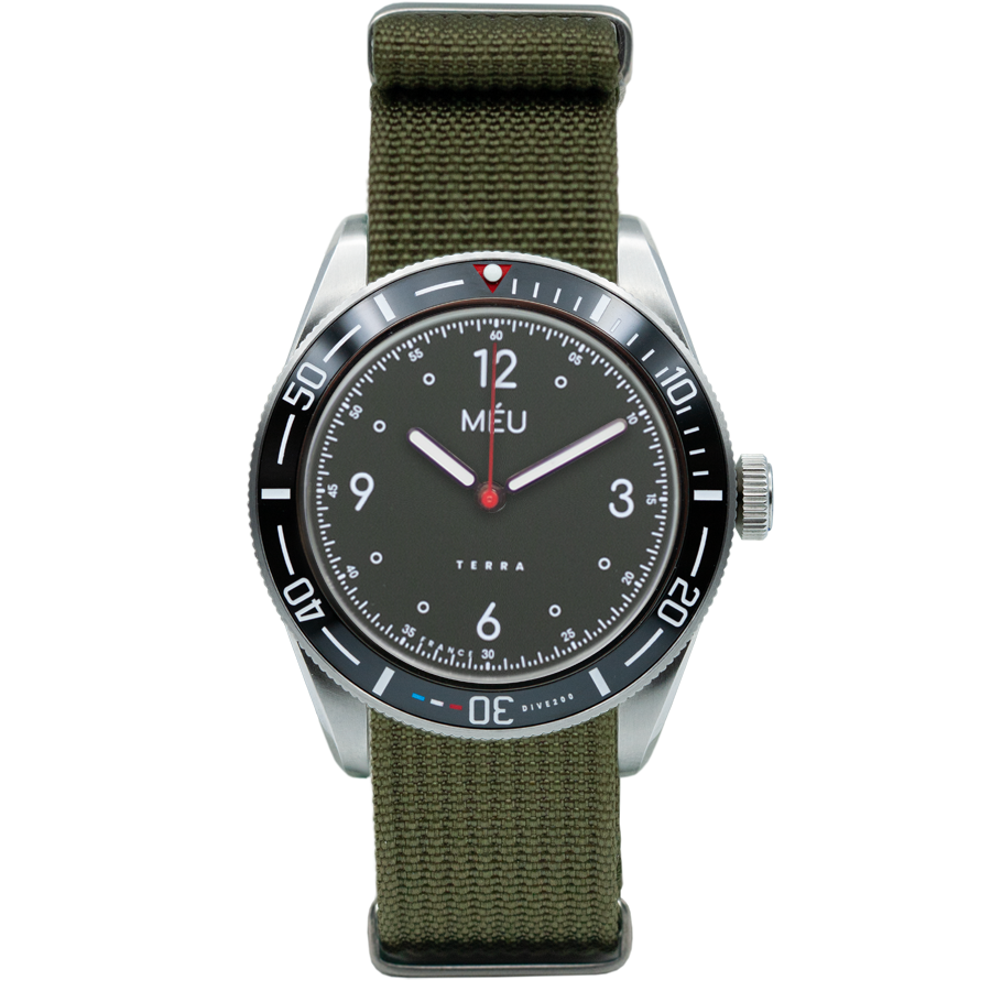 TERRA DIVE 200 - Vert Hyperion (Acier inoxydable & Nylon)