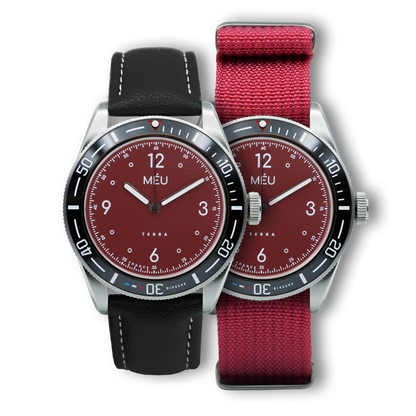 TERRA DIVE 200 - Rose Agate (Black Apple Vegan Leather & Nylon)