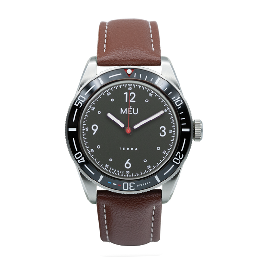 TERRA DIVE 200 - Vert Hyperion (Cuir végan de pomme marron & Nylon)