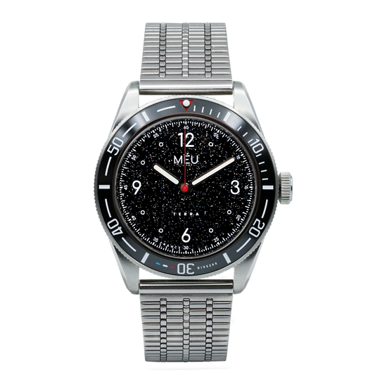 TERRA DIVE 200 - Noir ciel profond (Acier inoxydable & Nylon)